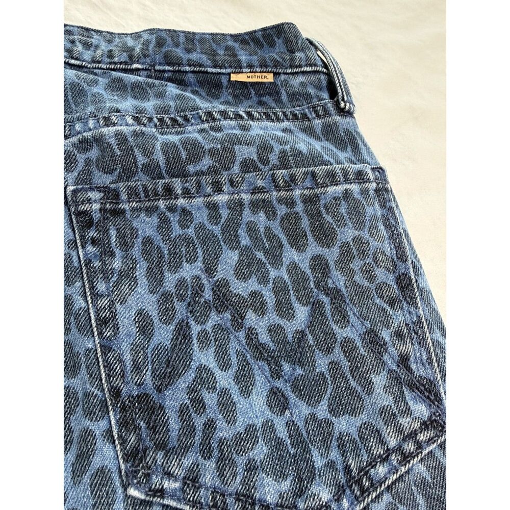 Mother The Tomcat Ankle Sinister Leopard Print Jeans Size 26 - Picture 7 of 13